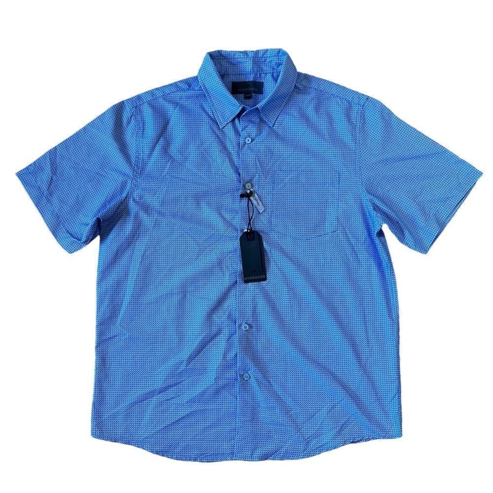 New Hydrogen Men’s Button Up Short Sleeve Size Medium